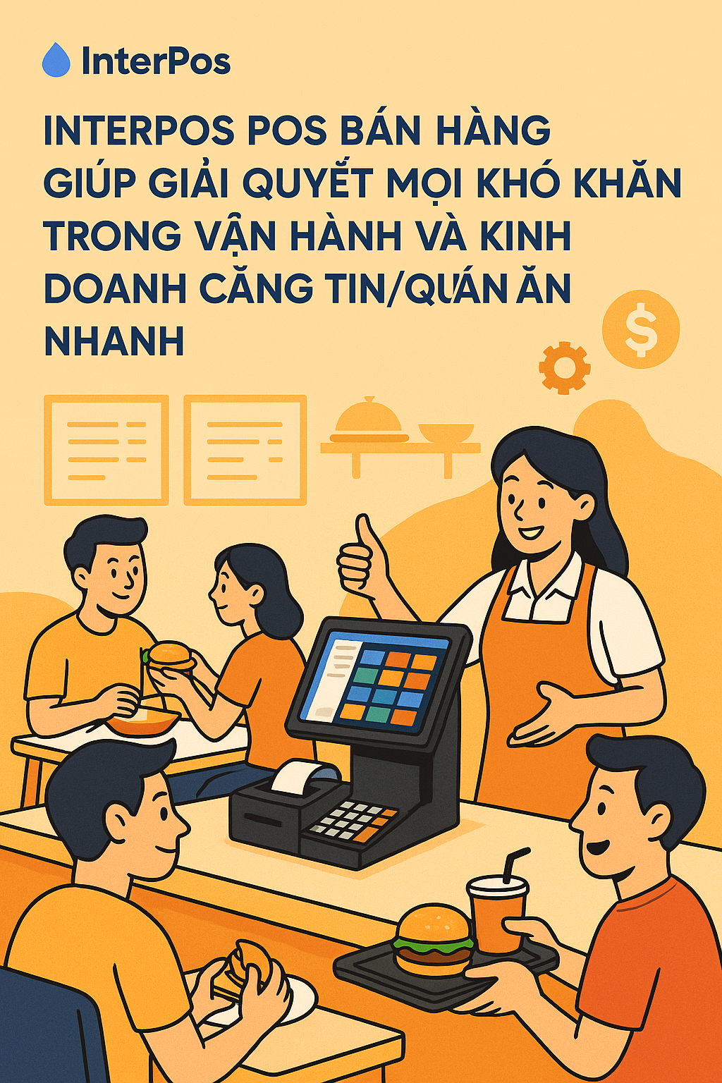 Phần mềm POS căng tin chăm sóc khách hàng