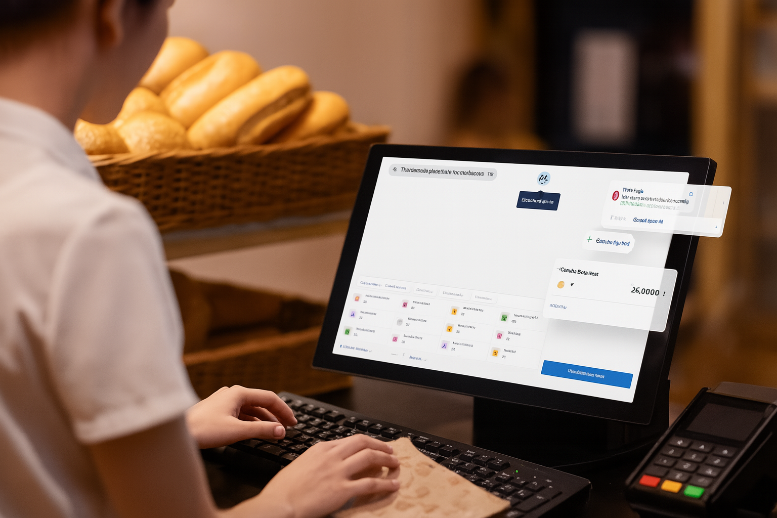 Giao diện POS đơn giản