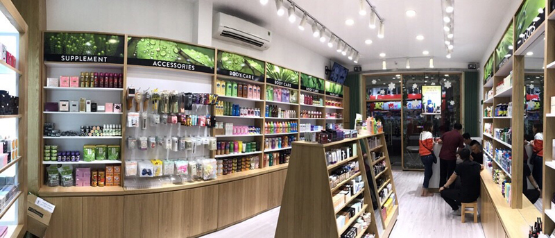 Cửa hàng mỹ phẩm sử dụng POS